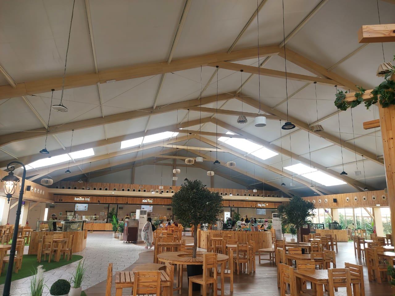 Hotel Half Round Tensile Structure